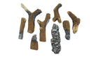 Neverdark Keramische Deluxe Houtset 8-delig - Bio-ethanol decoratief hout decoratie