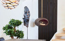 Le_Feu_Sky_plafondhaard_hanghaard_haard_bio-ethanol_handmatig_rosegold_zwart_zilver_chrome_rosegoud_nickel_wit_mocca_dome