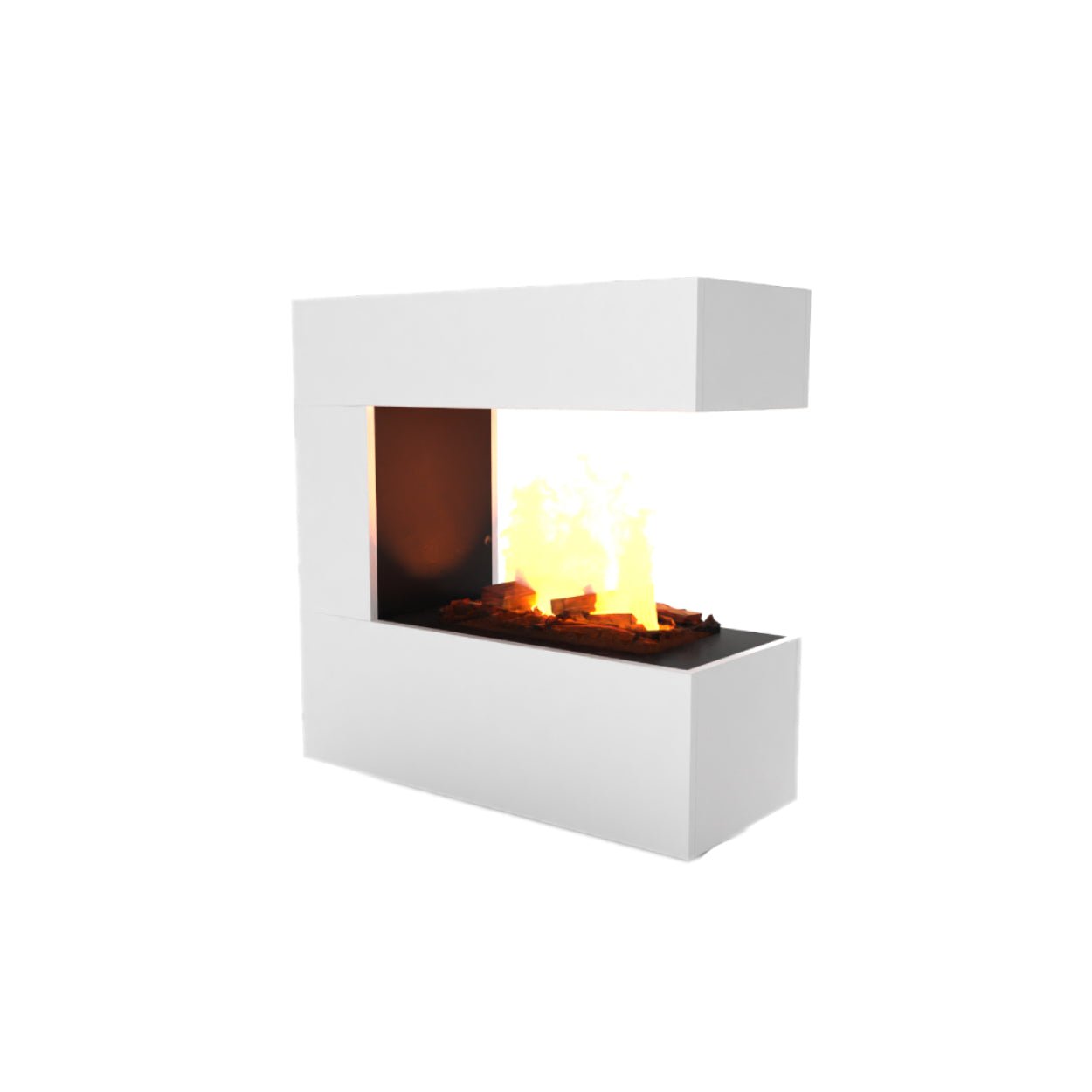 Bella Roomdivider - Kant-en-klaar - waterdamp, bio-ethanol haardmeubel