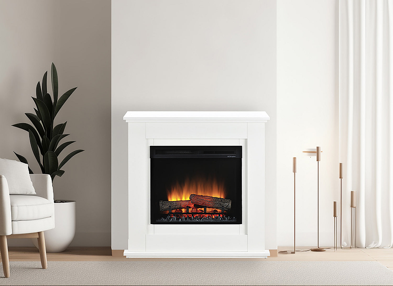 Kaminsims mit Kamin