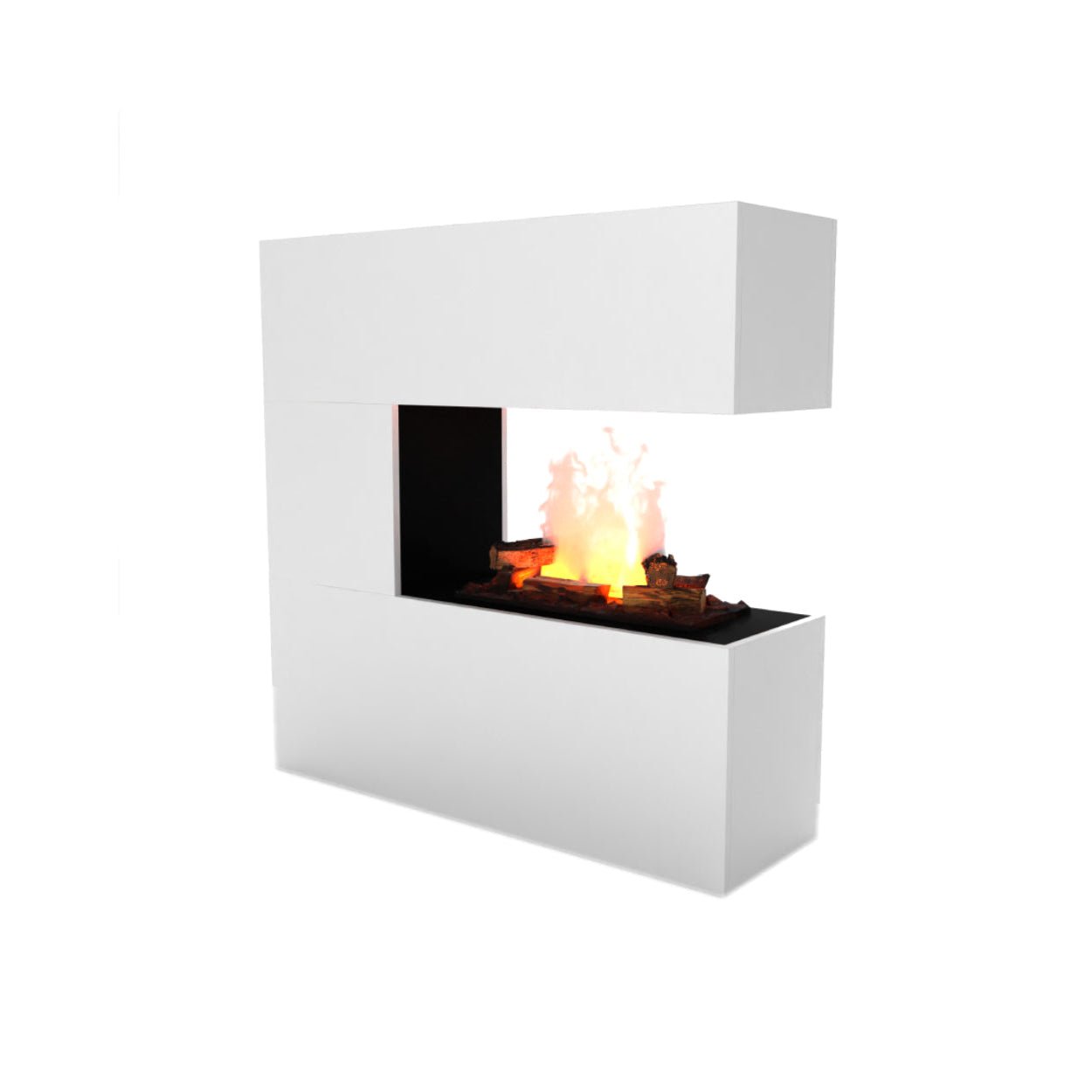 Bella Roomdivider - Kant-en-klaar - waterdamp, bio-ethanol haardmeubel
