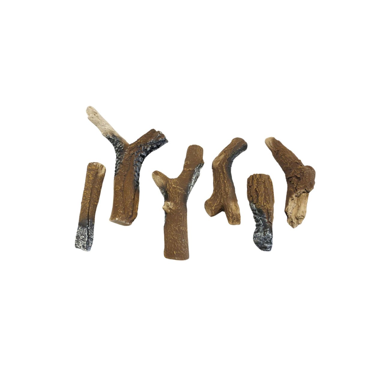 Neverdark - Keramische Deluxe Houtset 6-delig - Decoratief hout, decoratie