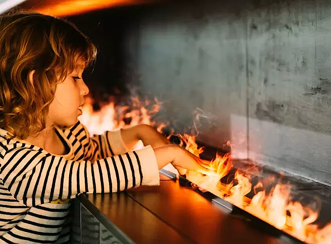 Sofortige Atmosphäre und realistische Flammen