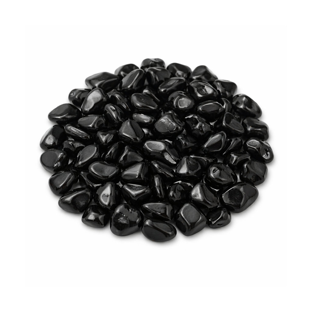 Luxuriöse schwarze Glasdekorsteine