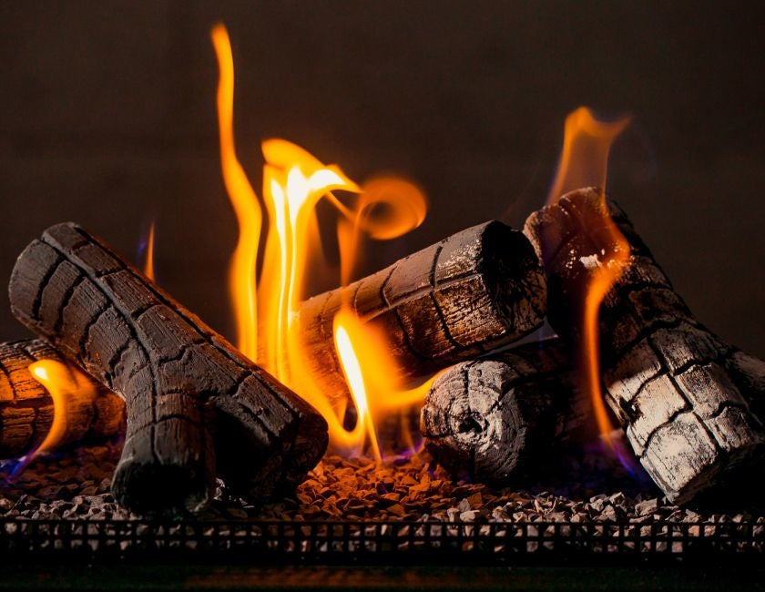 Realistisches und authentisches Flammenbild