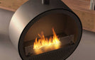 Incyrcle_Infire_zwart_RAL_wit_plafondhaard_hangend_bio-ethanol_manueel_slim