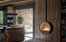 Incyrcle_Infire_zwart_RAL_wit_plafondhaard_hangend_bio-ethanol_manueel_slim